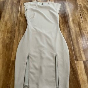 Front Slit MIDI Dress